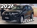2026 Toyota HYRYDER E Base Model ₹10.99 LAKH✅| 2026 Hyryder Base Model Black Color Detailed Review
