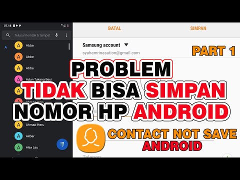 Cara Mengatasi HP Tidak Bisa Simpan Kontak