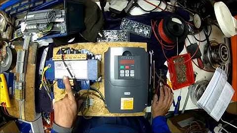 DIY phase converter with Huanyang VFD, build, test + programming (non rotary)