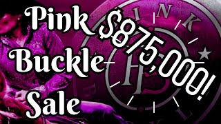 Arena Talk — Pink Buckle Sale ($875,000 FOR A BARREL HORSE!?!?)