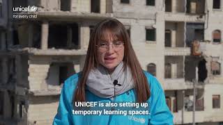 Getting Earthquake-Impacted Children Back To Learning | Unicef
