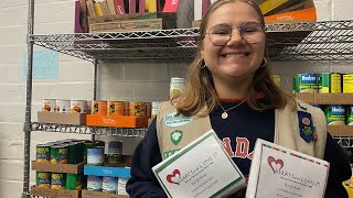 'It gives me hope': Niagara-Wheatfield senior receives highest Girl Scout award for volunteer work