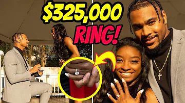 ¿Cuánto costó el anillo de compromiso de Simone Biles?