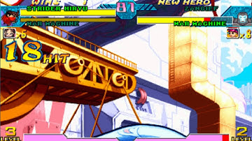 Mvc1 Strider Hiryu and War Machine Combos
