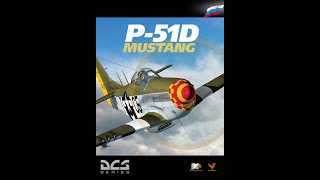 P-51D. Вылет звеном на рассвете.