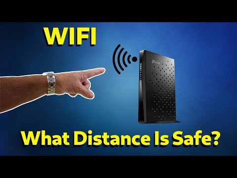 How far should router be from TV?