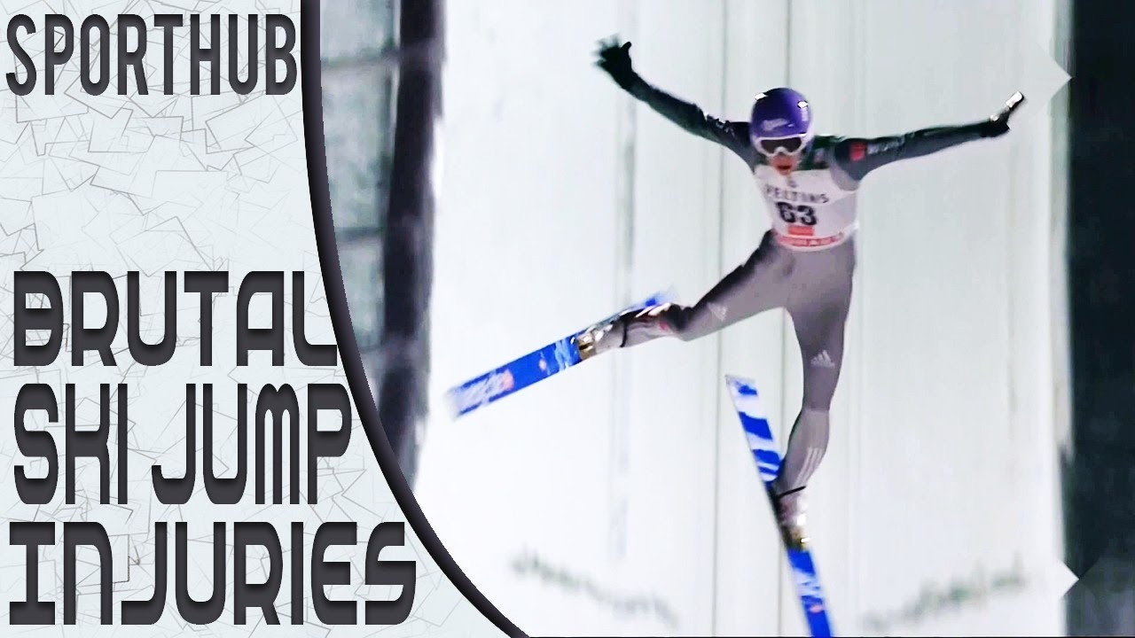 Brutal Ski Jump Injuries Sporthub Youtube regarding Ski Jumping Injuries