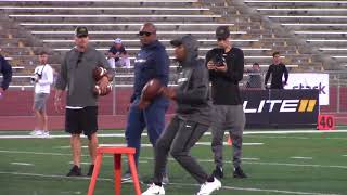 Jalen Hurts Elite 11 Pro Day workout