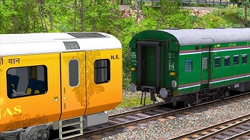 LHB TEJAS Coupling ICF ARMY Coach | BUMPY RAILROAD | Train Simulator | Railworks 3 | NTG GAMING