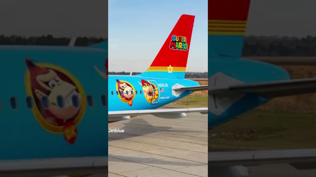 スピリット航空 A320neo 任天堂 スーパーマリオ 1/400 JC Wings Spirit Airlines Airbus A320NEO 