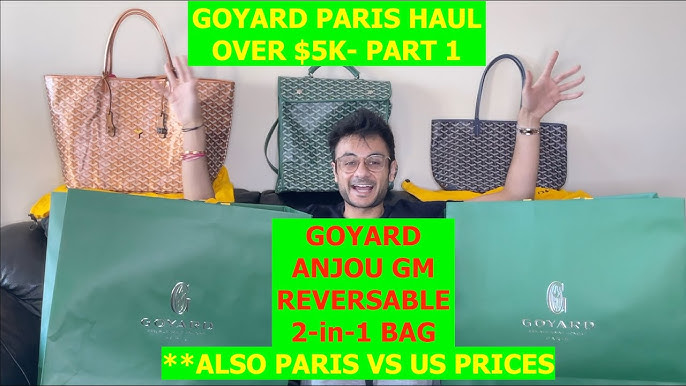 GOYARD SAINT LOUIS GM UNBOXING - PRICING IN 07/2022 & GOYARD SHOPPING  EXPERIENCE 