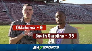 INSTANT REACTION: Oklahoma embarrassed at home by South Carolina, 35-9