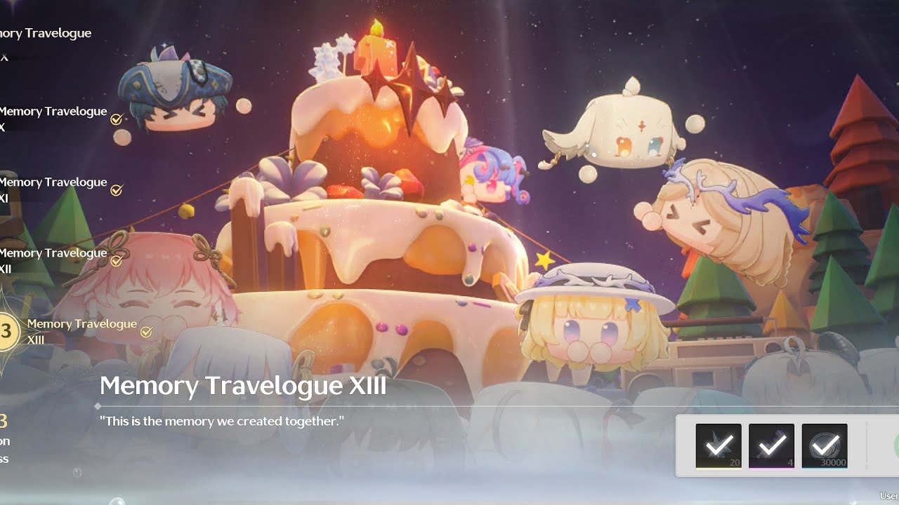 Wuthering Waves Memory Travelogue 13 + cube interaction