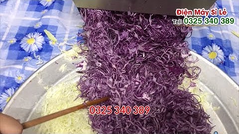 Máy bào sợi nộm bắp cải, thái salad bắp cải, bắp sú độ mỏng tùy chỉnh, máy chạy điện và quay tay