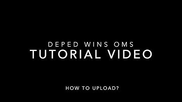 How to upload on the DepEd WinS OMS?