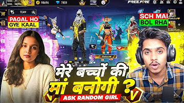 Cute Girl Mere Bacchon Ki Ma Ban Gaye 😱 || GARENA FREE FIRE