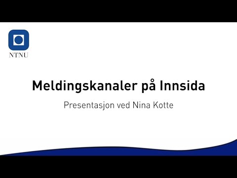 Meldingskanaler på Innsida