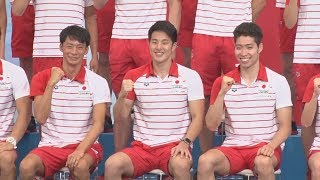 池江選手「世界のトビウオに」 競泳、パンパシフィック壮行会
