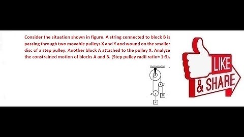 IIT JEE Mains and Advanced Step Pulley  Constraints  #neet #jeemain  #jeeadvance #physics