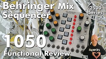 Behringer 1050 Mix Sequencer Module watch Basics and Ideas Analytical Review [direct sound]