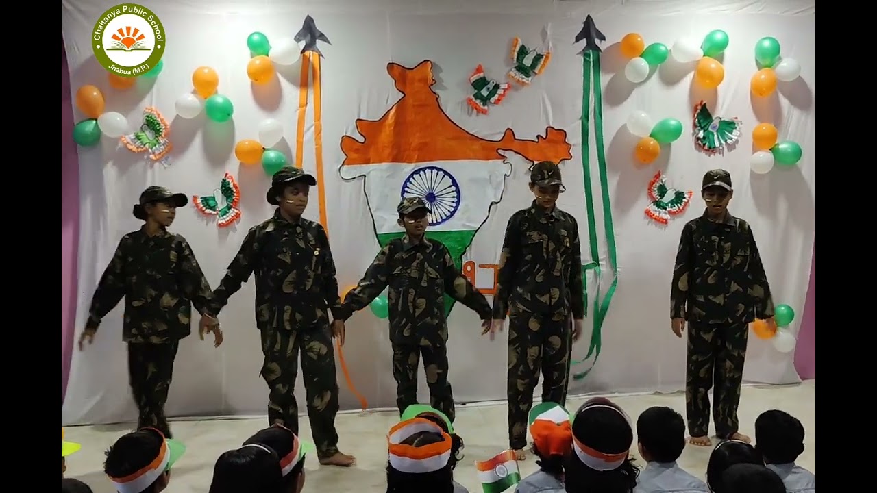 🇮🇳चैतन्य पब्लिक स्कूल की और से कुछ झलकियां प्रस्तुत की गई🇮🇳..#operationsindoor🇮🇳