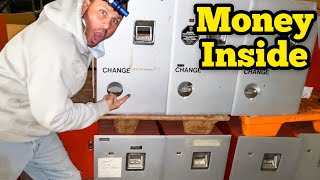Found Abandoned CHANGE MACHINE With Money / Trash Picking For Resale