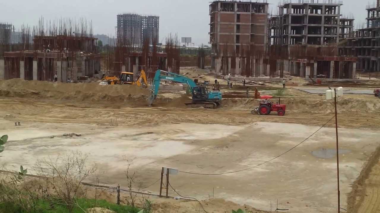 Status Of Amrapali Centurian Park Terrace Homes As On 6th July 2013 YouTube