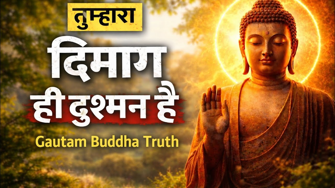 तुम्हारा दिमाग ही तुम्हारा दुश्मन है | Gautam Buddha Truth (Must Watch)#gautambuddha #motivational 