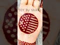 Beautiful mehndi design   easy mehndi design  diy by shikha  shorts