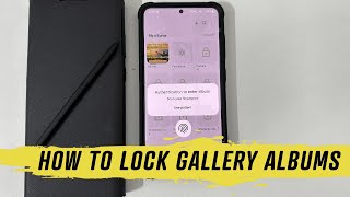 Samsung Galaxy S23/S23 Plus/S23 Ultra Ultra: How to lock Gallery Albums in using PIN or Fingerprint screenshot 1