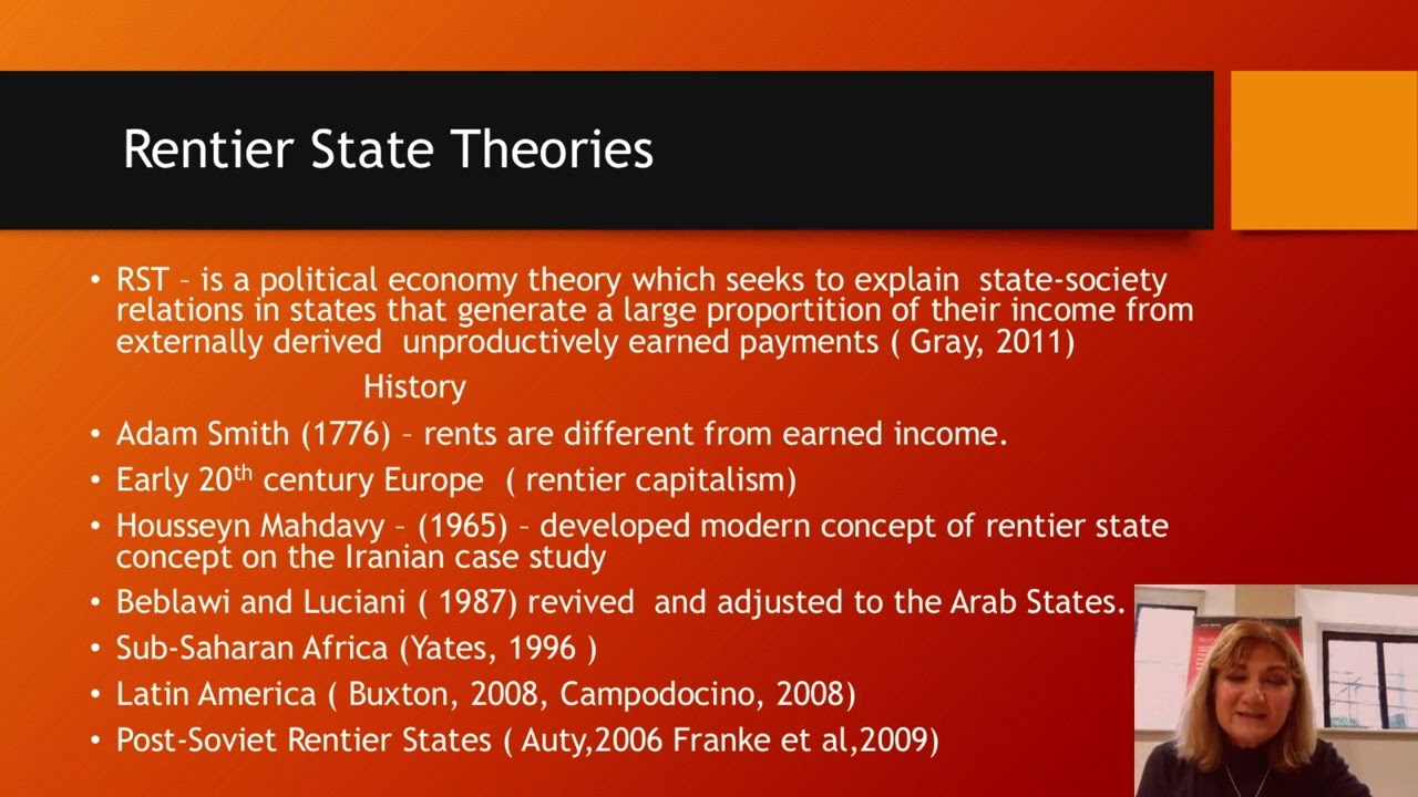 Week 2. The Political Economy of Natural Resources and Rentier States. (20-10-2020)