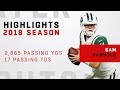 Sam Darnold's FULL Rookie Highlights in 2018!