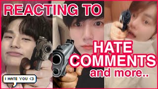 REACTING TO HATE COMMENTS