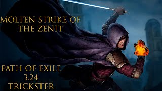 Molten Strike Of The Zenit ► Trickster ► Path of Exile 3.24 Necropolis league.