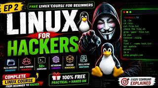 Linux for Hackers 💻 Day 2 (FREE Linux course for beginners)🎉