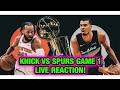 Knicks vs Spurs Game 1 LIVE Reaction | NBA Finals