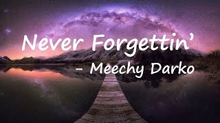 Meechy Darko – Never Forgettin&#39; Lyrics