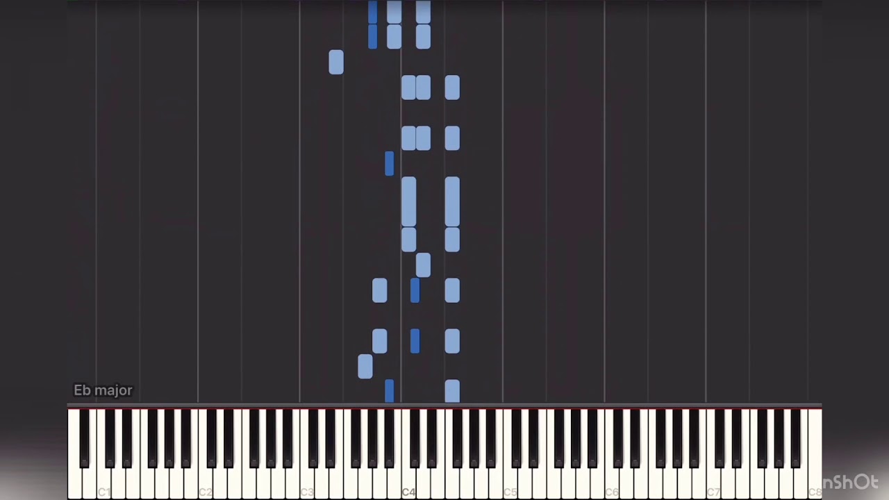 2号 Amber ピアノソロアレンジ 【Synthesia】