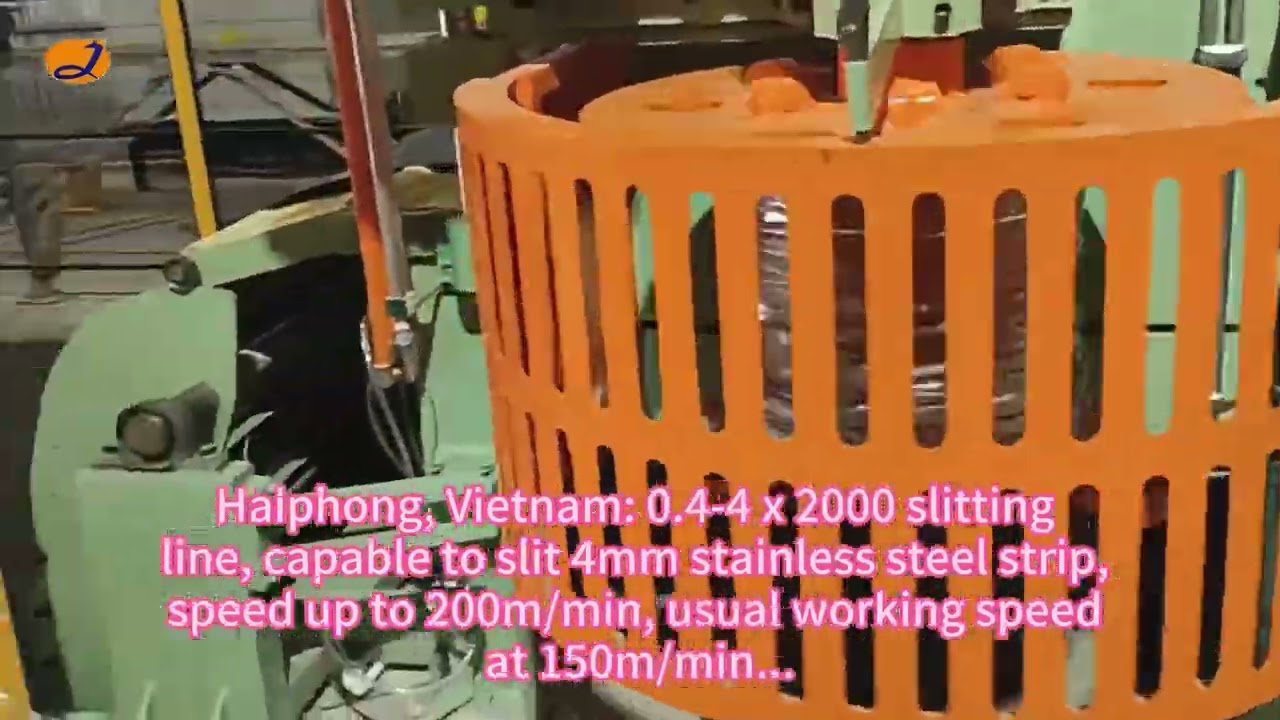 0.4-4mm Stainless Steel Strip Slitting – 200m/min Line in Haiphong