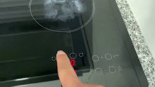How to operate a INDESIT SCHOTT lCERAN® induction stove porcelain top