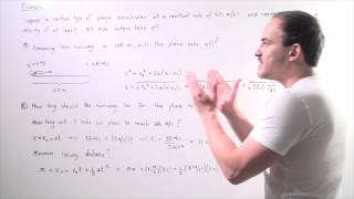 Uniform Acceleration Example # 1