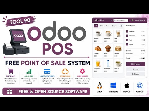 Tool 90 | Odoo POS: Free Point of Sale System | Free & Open Source Software | Uplatz