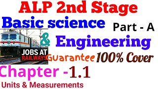 Basic Science and Engineering for RRB ALP paper 2 | Chapter- 1.1 | Units and Measurements screenshot 5