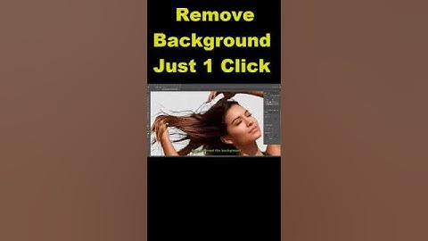 Remove background just in 1 CLICK! Photoshop Tutorial #shorts  #shortvideo #removebackground