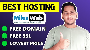 Best Web Hosting For Beginner - MilesWeb Hosting Honest Review 2021 | Niraj Yadav