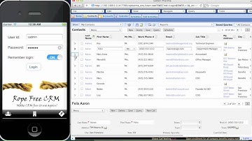 RopeFree CRM - Siebel iPhone App