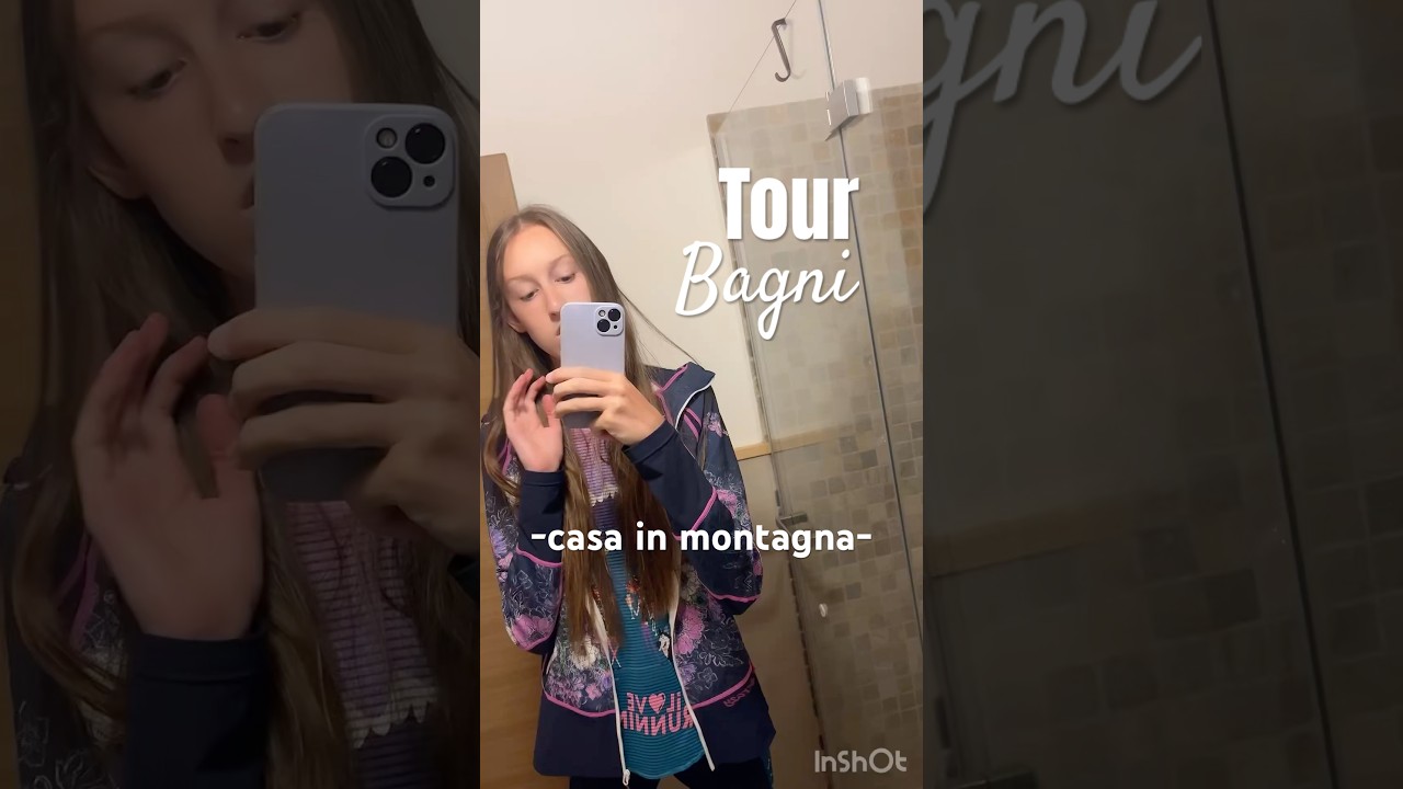 TOUR BAGNI in montagna#tour#home#bathroom#viral#hometour#aesthetic#modern#perte#fyp#trend