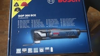 Обзор. Мультитул BOSCH GOP 300 SCE Professional.