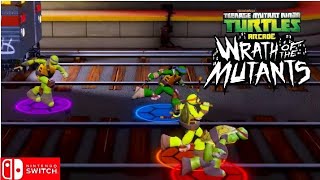 Teenage Mutant Ninja Turtles Arcade Wrath Of The Mutants Nintendo switch gameplay