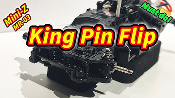 The Free Must do King pin flip mod for a Kyosho Mini Z Mr03 rc car